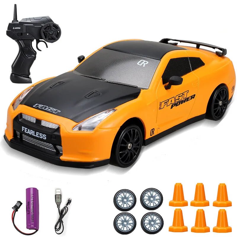 DriftPulse elektrische 4WD-RC-driftwagen — Realistisch sportdesign