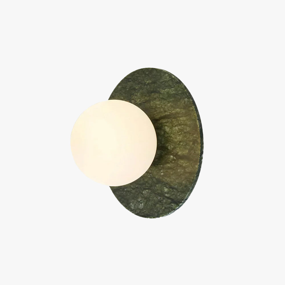 Enox Minimalist Globe Marble Wall Lamp | ventumra
