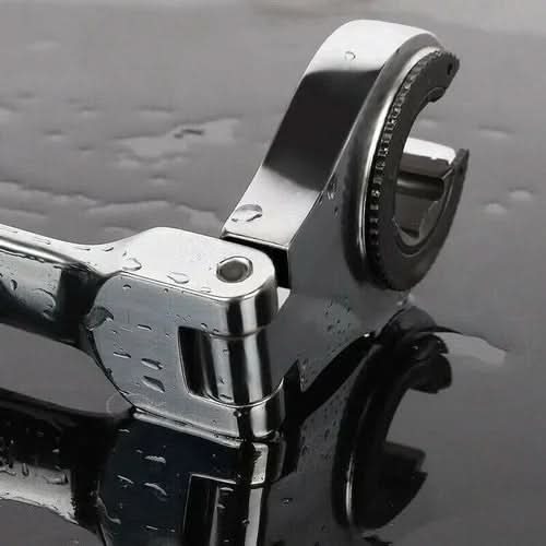 GripFlex Pro Adjustable Ratchet Wrench (2-In-1) — 14 to 30 mm Jaw Opening