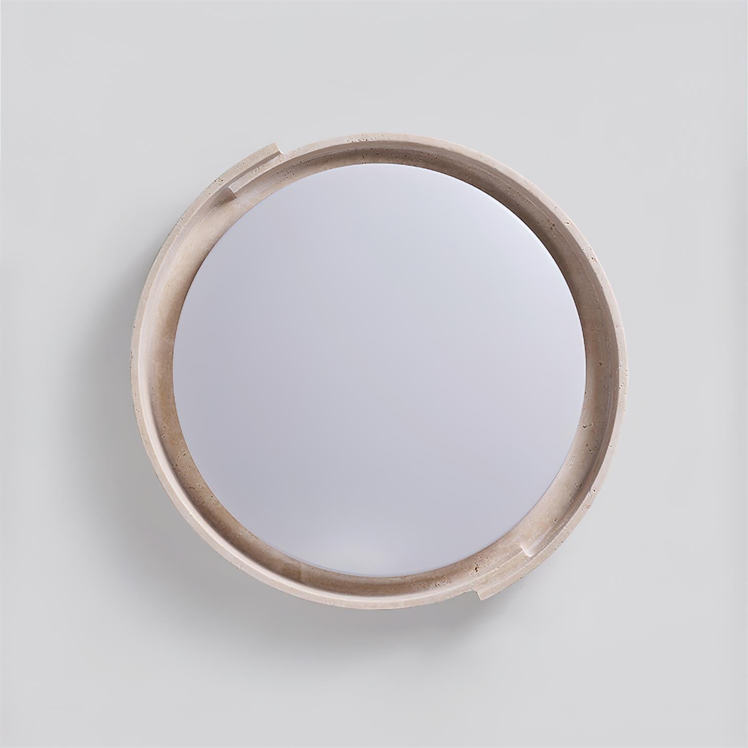 Juvio Minimalist Round Travertine Ceiling Light | ventumra