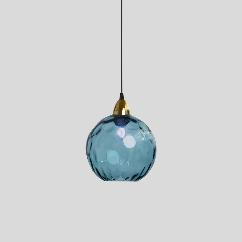 Vivid Glass Orb Pendant Light For Living Room Ceiling | Ventumra