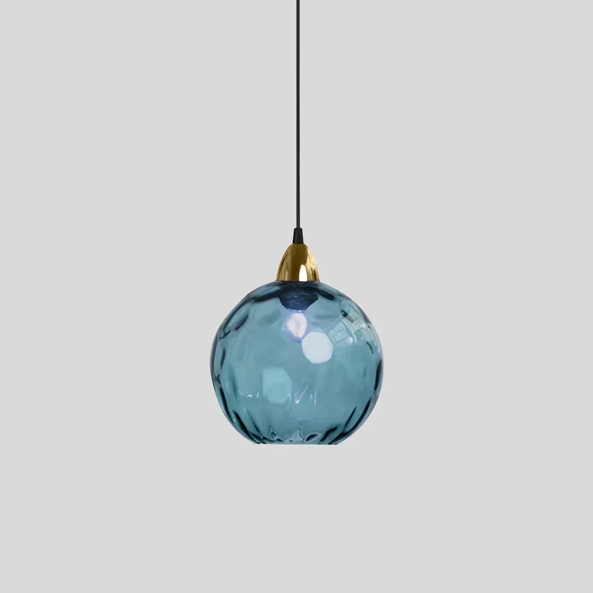 Vivid Glass Orb Pendant Light For Living Room Ceiling | Ventumra
