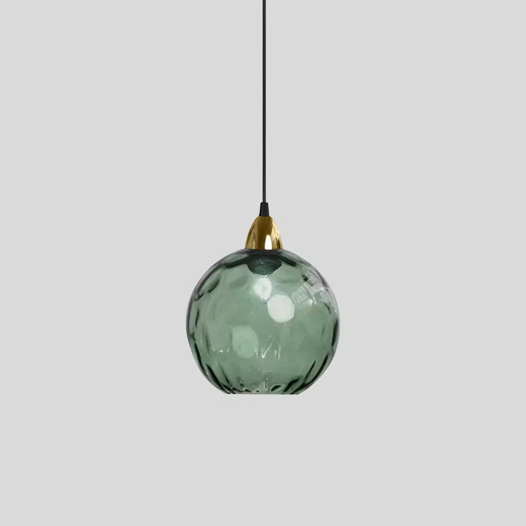 Vivid Glass Orb Pendant Light For Living Room Ceiling | Ventumra