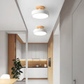 Moderna plafoniera LED rotonda — Design piatto e salvaspazio