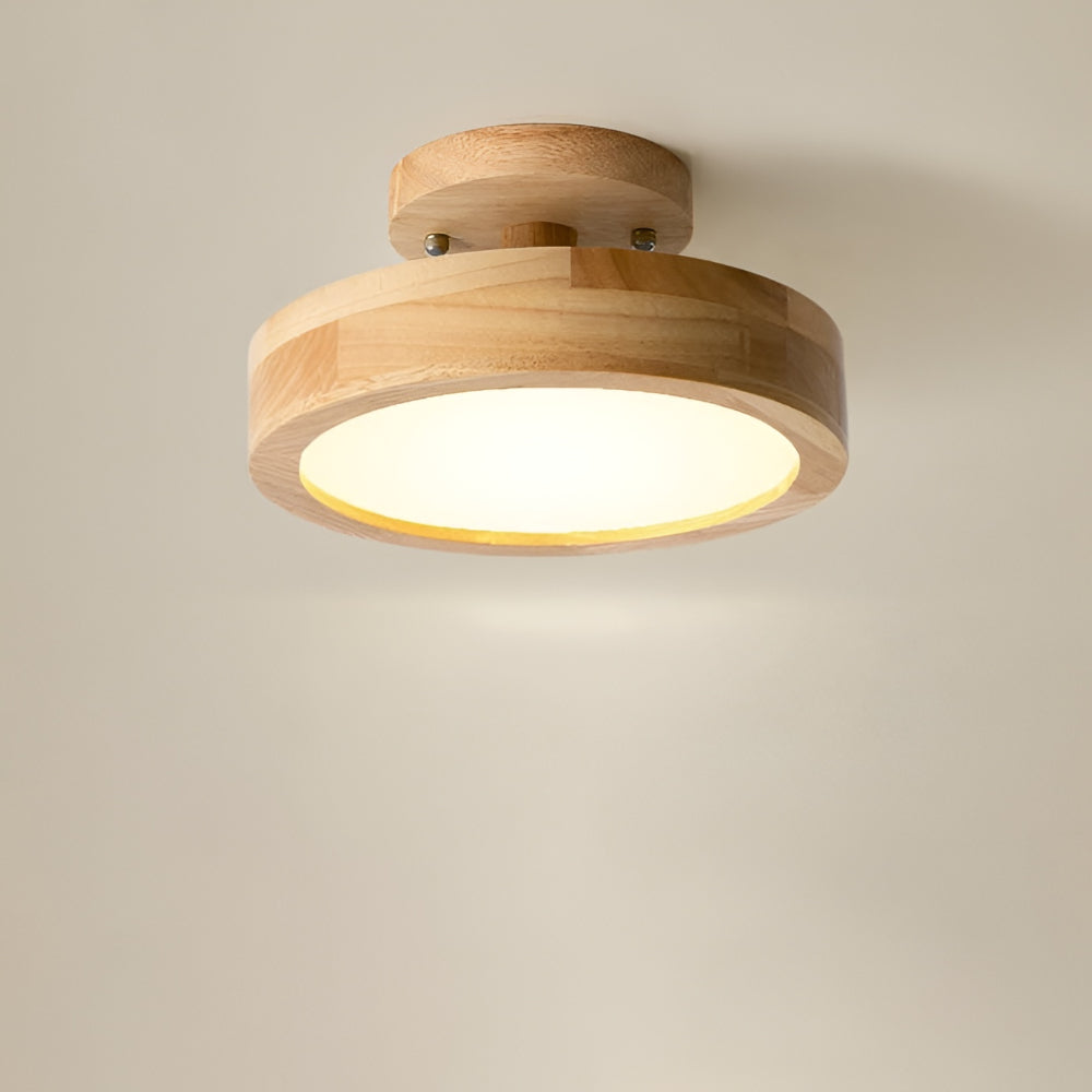 Moderna plafoniera LED rotonda — Design piatto e salvaspazio