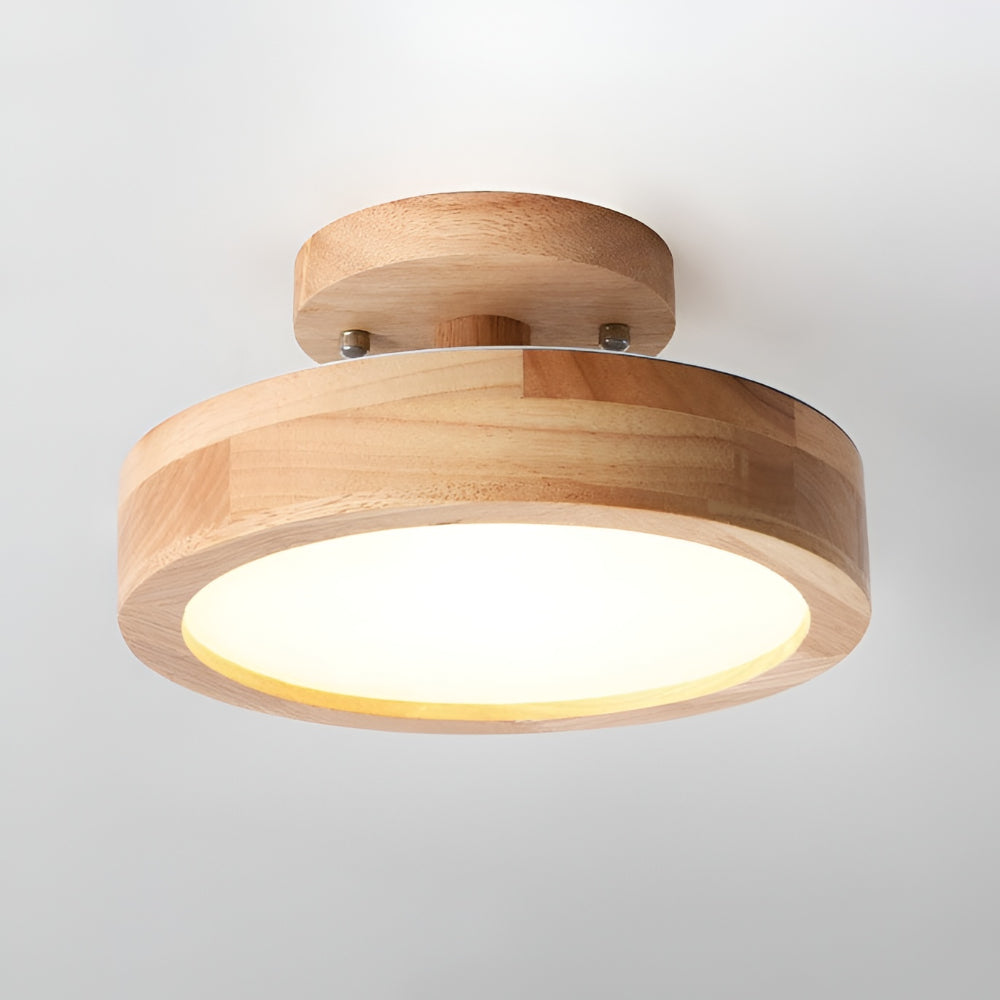 Moderna plafoniera LED rotonda — Design piatto e salvaspazio