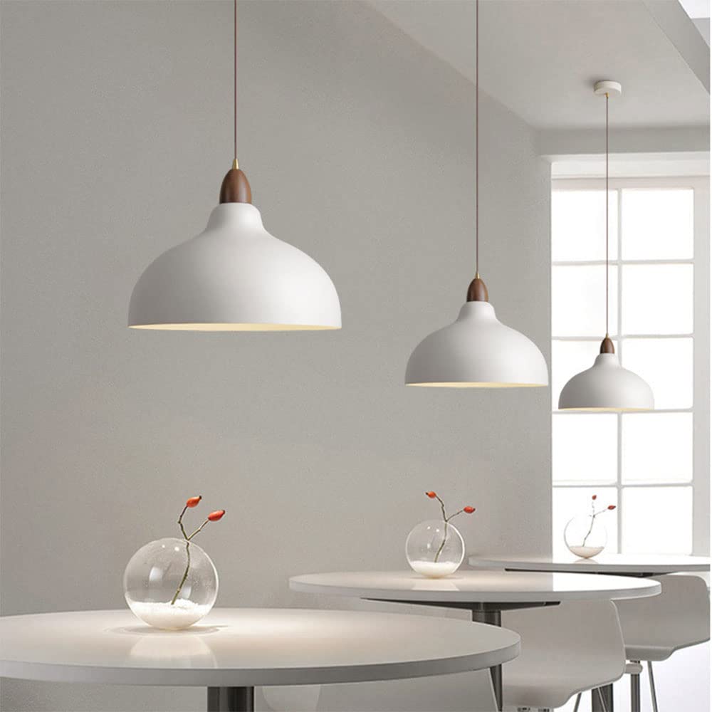 LyraNord Nordic Wood and Metal Pendant Lamp in Multiple Colors