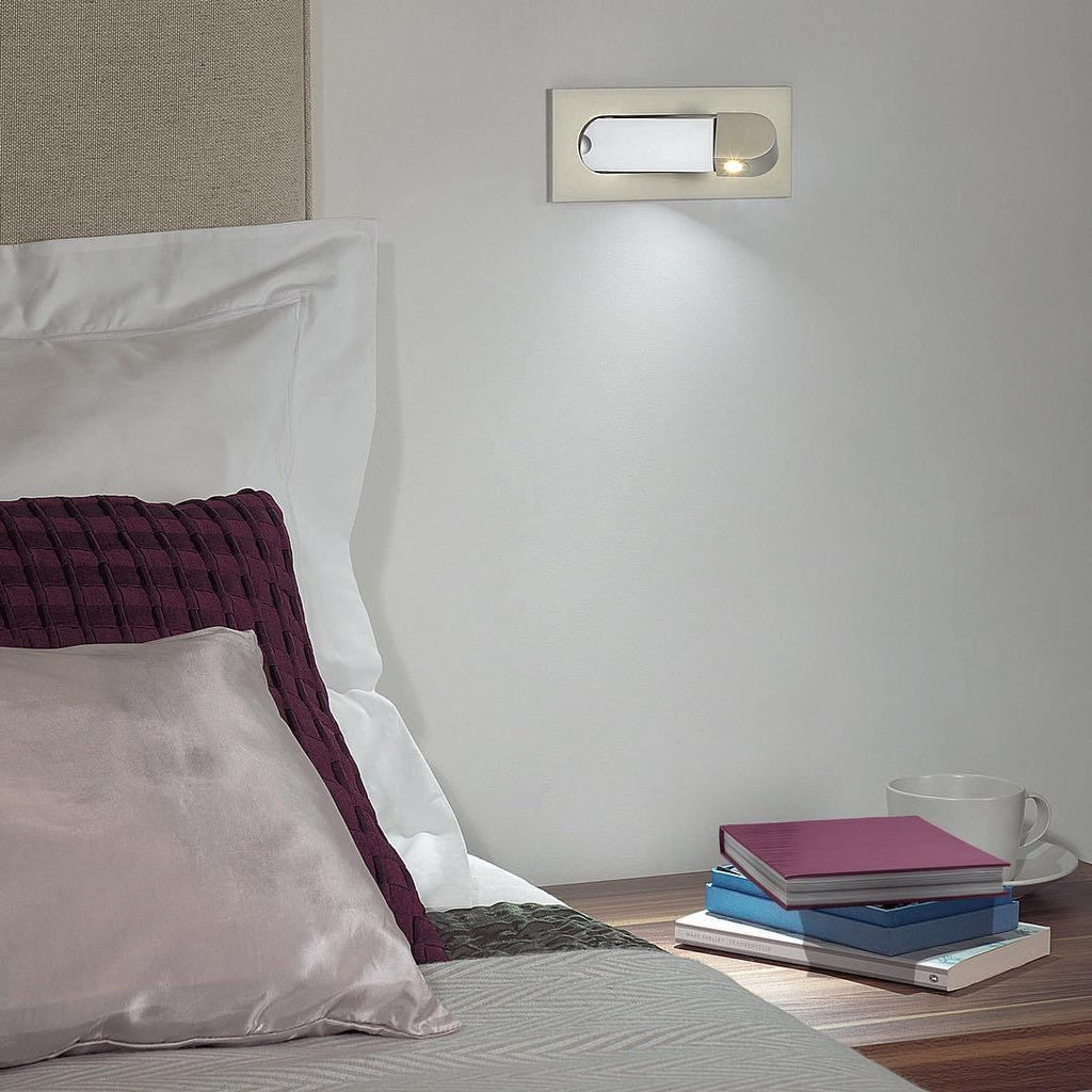 Elyra | Modern LED Bedside Wall Lamp With Ambient Backlight