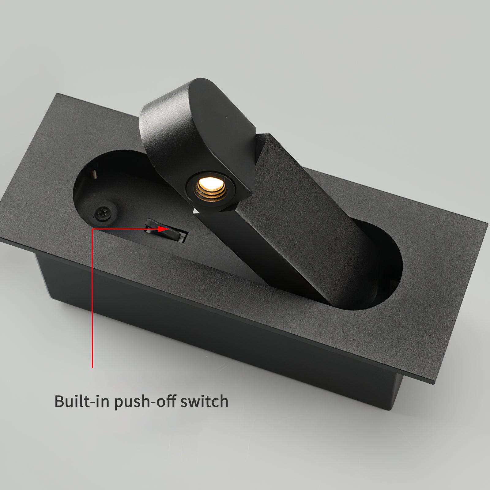 Duvin Adjustable Black LED Wall Lamp | ventumra