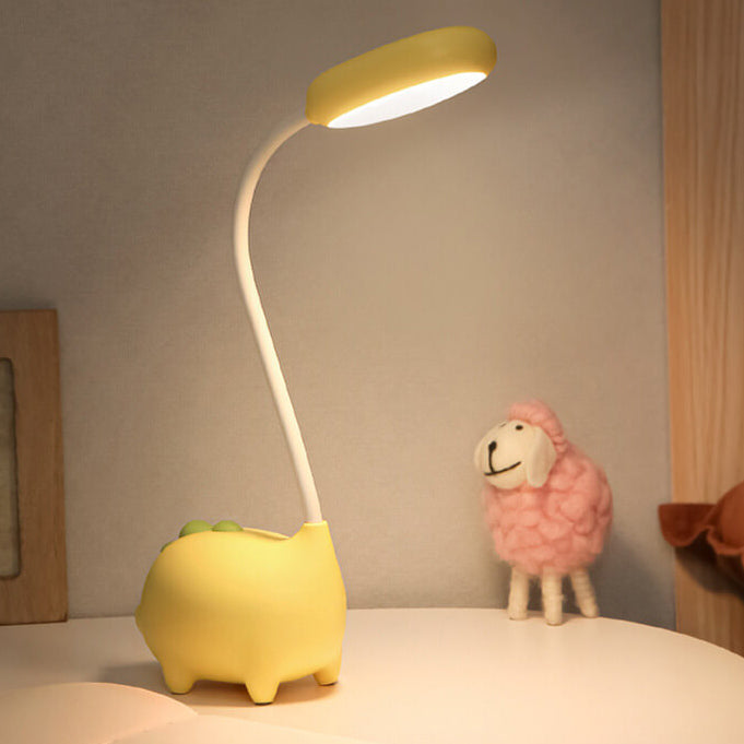 LumaDino Kids LED Desk Lamp for Night Light With Soft Eye Friendly Glow
