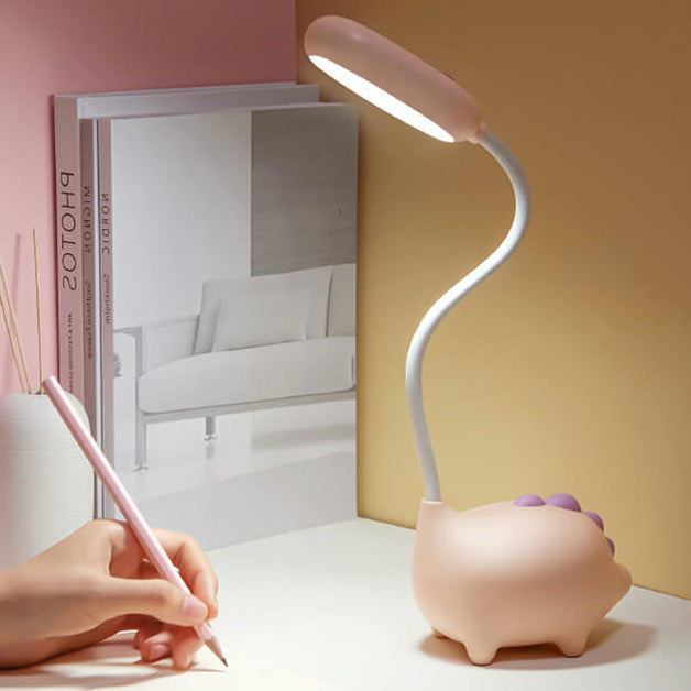 LumaDino Kids LED Desk Lamp for Night Light With Soft Eye Friendly Glow