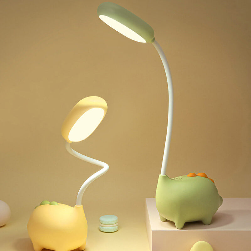 LumaDino Kids LED Desk Lamp for Night Light With Soft Eye Friendly Glow