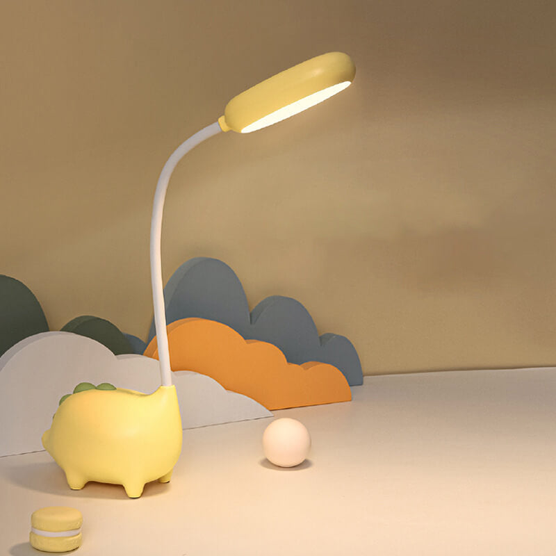LumaDino Kids LED Desk Lamp for Night Light With Soft Eye Friendly Glow