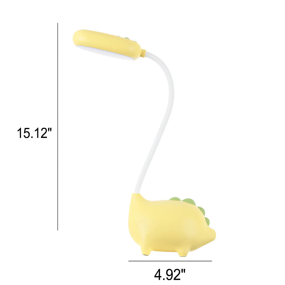 LumaDino Kids LED Desk Lamp for Night Light With Soft Eye Friendly Glow