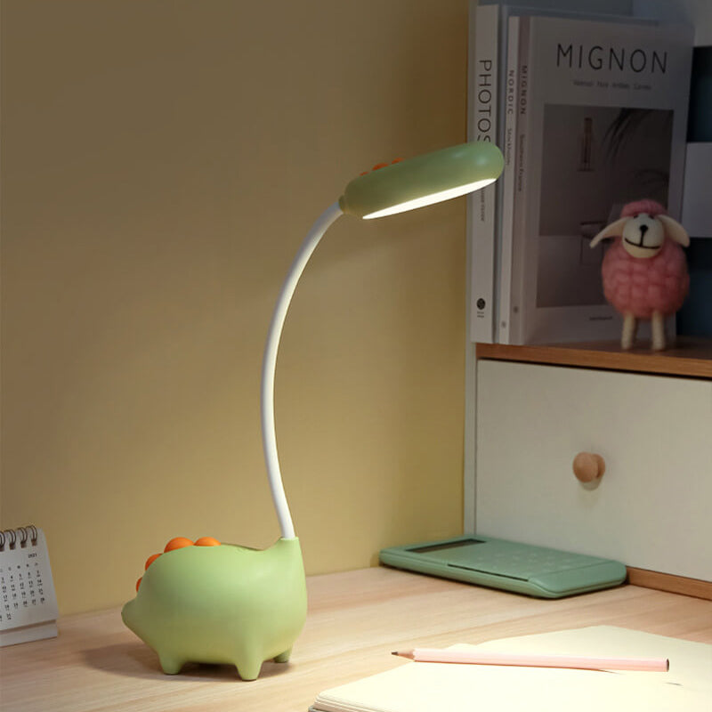 LumaDino Kids LED Desk Lamp for Night Light With Soft Eye Friendly Glow