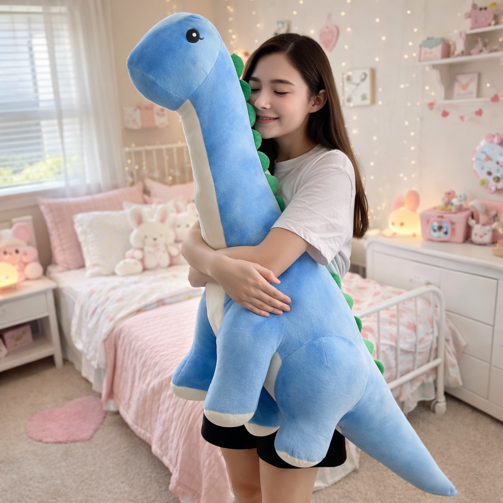 Little Long Neck Dino - Kawaiies - Adorable - Cute - Plushies - Plush - Kawaii