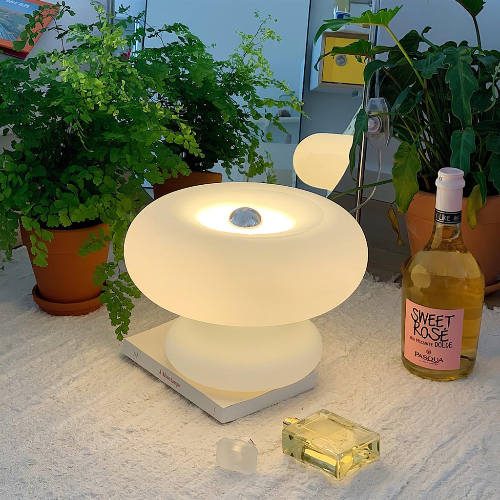 CirculaGlow Ring Lamp With Elegant Soft Ambient Light