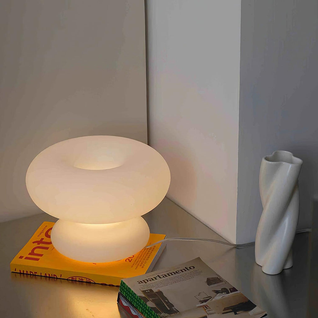 CirculaGlow Ring Lamp With Elegant Soft Ambient Light