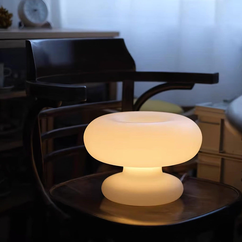CirculaGlow Ring Lamp With Elegant Soft Ambient Light