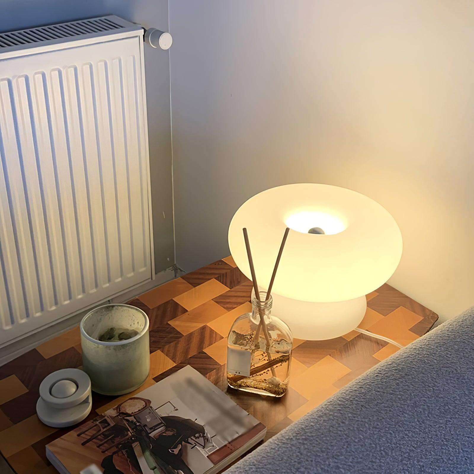 CirculaGlow Ring Lamp With Elegant Soft Ambient Light