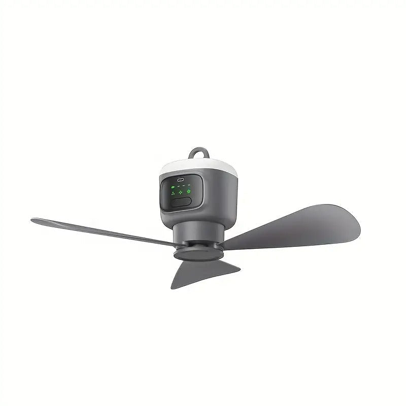 Ledningsfri loftventilator med USB-C-batteri og smarte funktioner