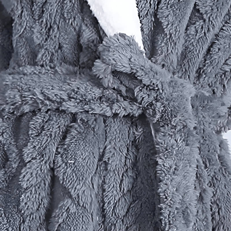 CloudNest Plush Bathrobe — Hooded, Extended Cut, Quick-Dry