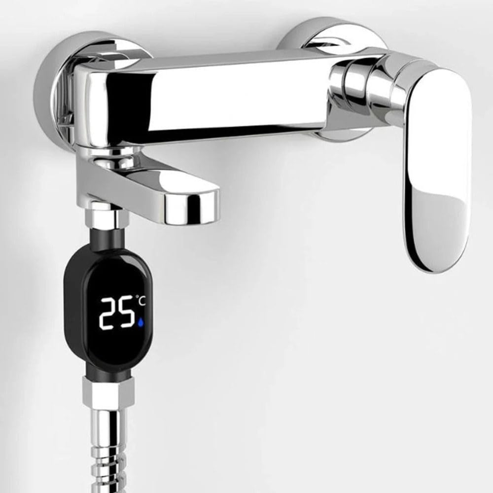 Termómetro inteligente para ducha — Pantalla LED, control preciso de la temperatura