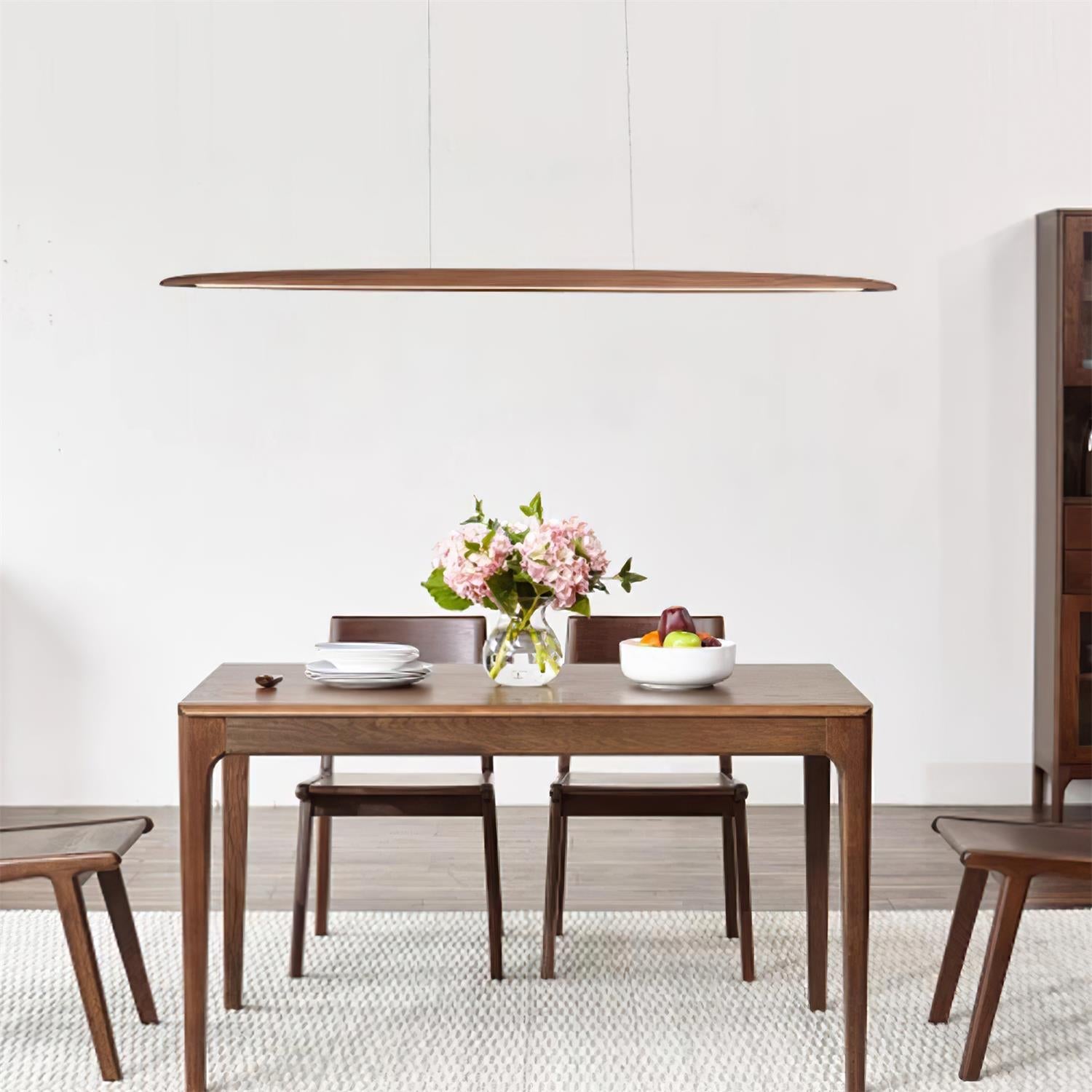 Duvane Minimalist Wooden LED Pendant Light | ventumra