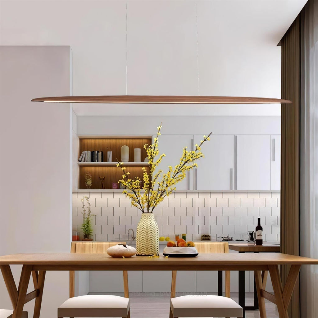 Duvane Minimalist Wooden LED Pendant Light | ventumra