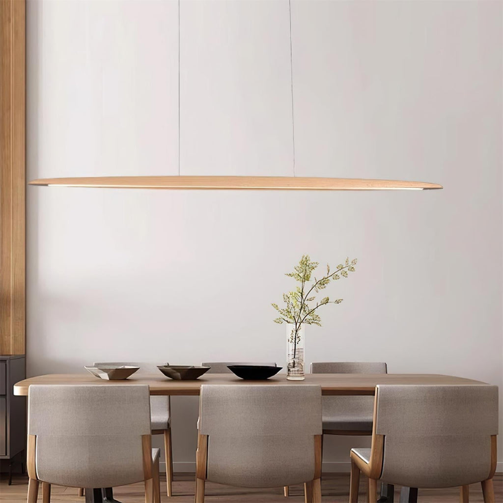 Duvane Minimalist Wooden LED Pendant Light | ventumra