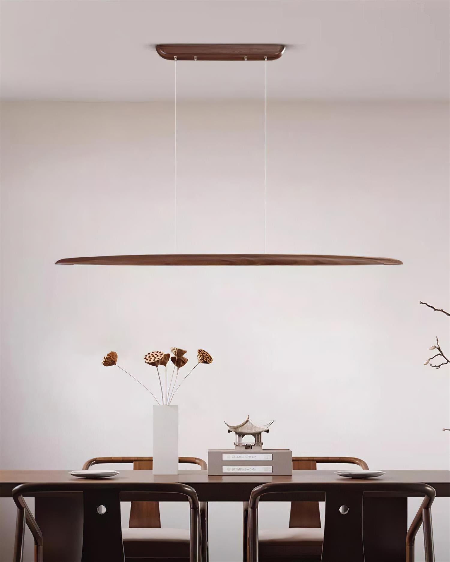 Duvane Minimalist Wooden LED Pendant Light | ventumra