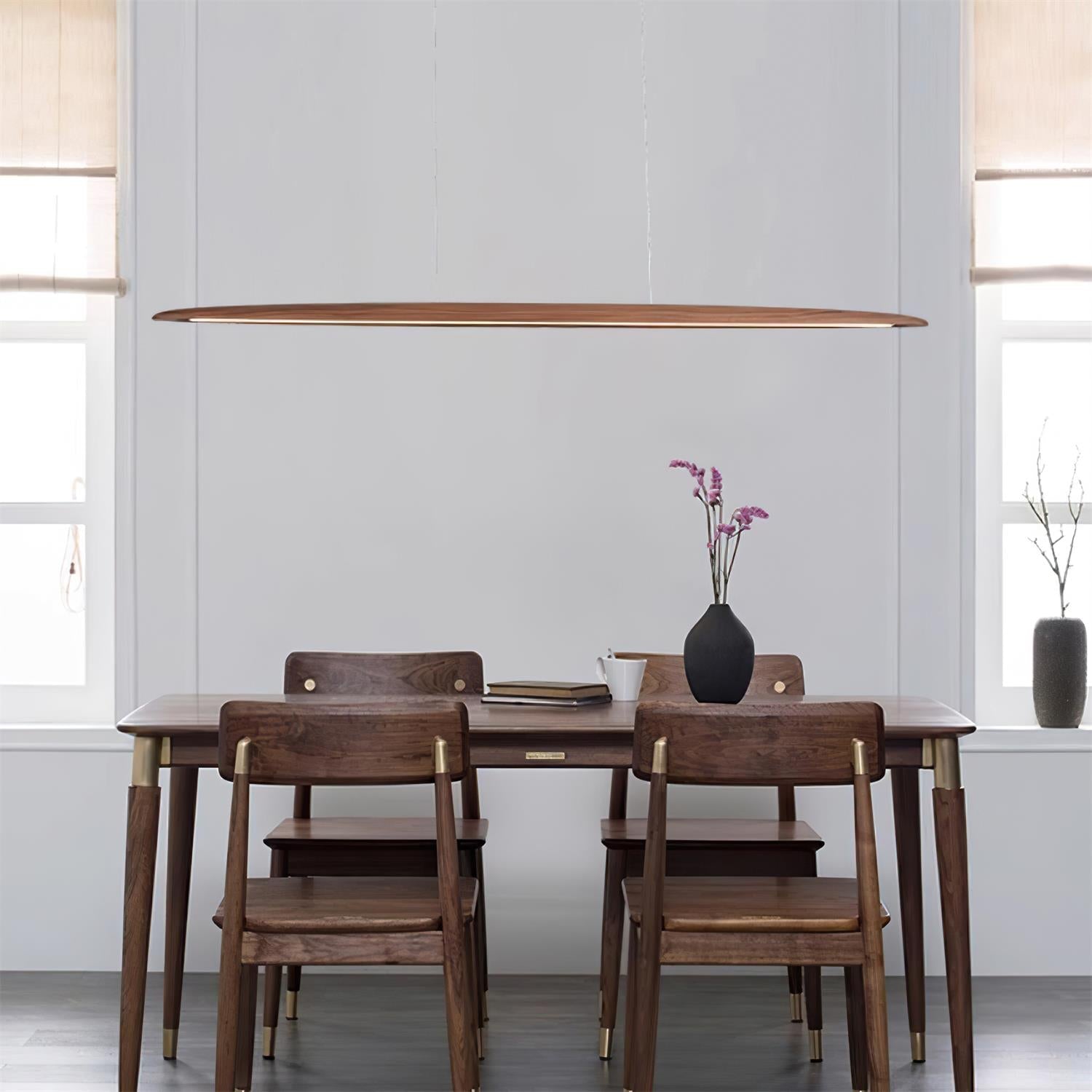 Duvane Minimalist Wooden LED Pendant Light | ventumra