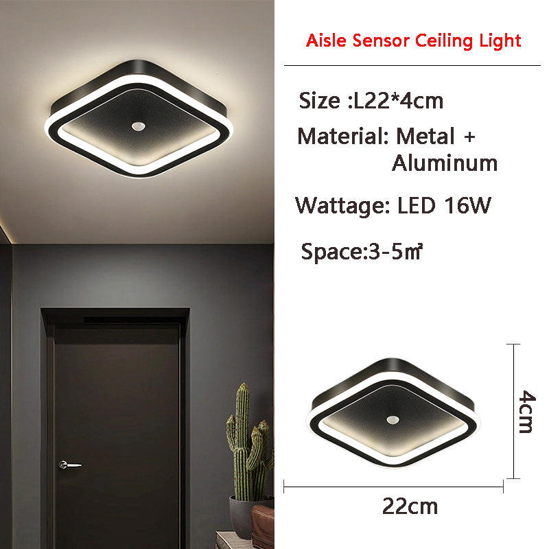 Luminex Motion-Activated LED Ceiling Light — Energy-Saving Sensor