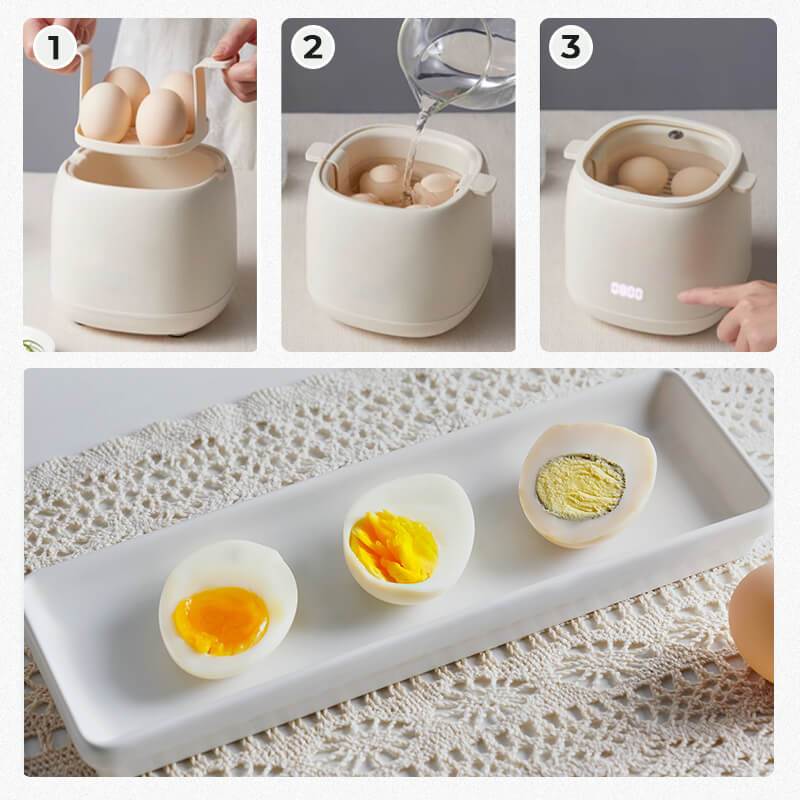 EggDelight Automatic Egg Cooker — Soft, Medium & Hard-Boiled Eggs