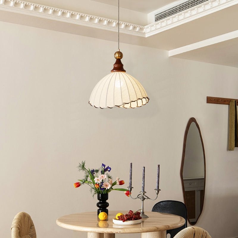 Liora | Modern Fabric Pendant Light For Dining Room