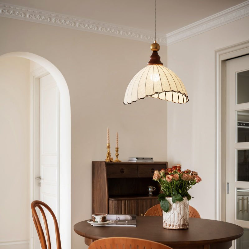 Liora | Modern Fabric Pendant Light For Dining Room