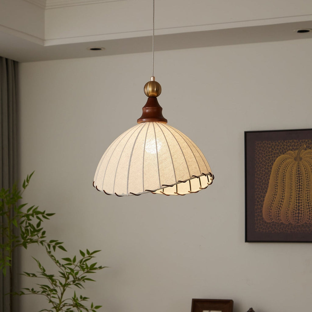 Liora | Modern Fabric Pendant Light For Dining Room
