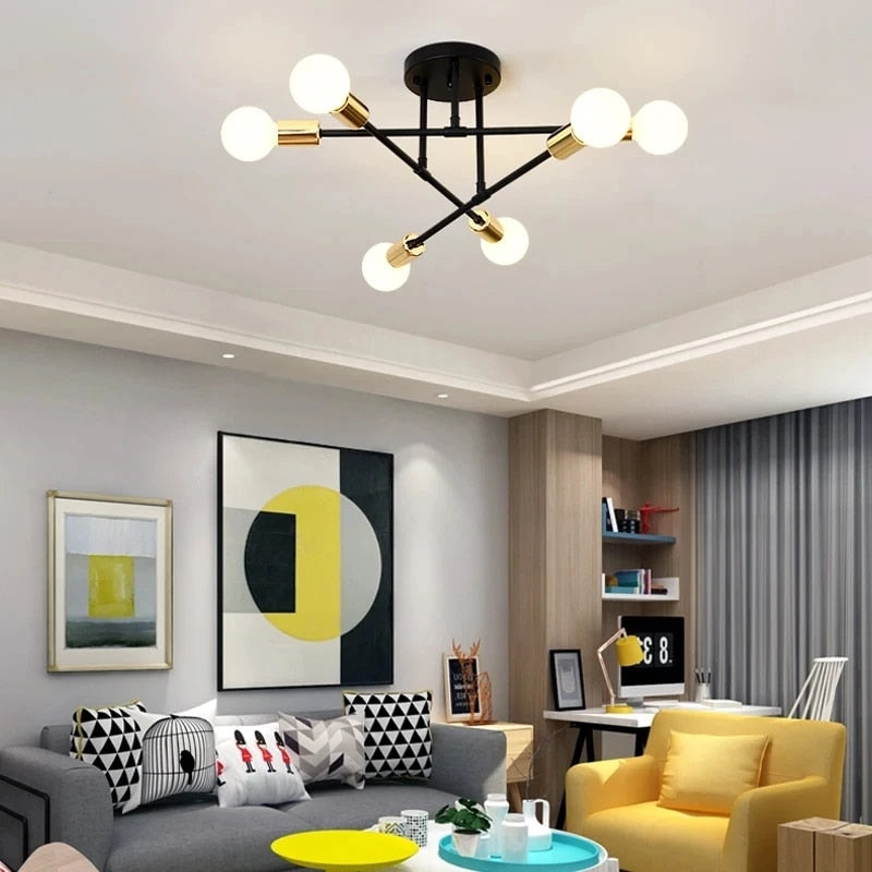 Elara Metal Lamp With E27 Socket Modern Design Elegance