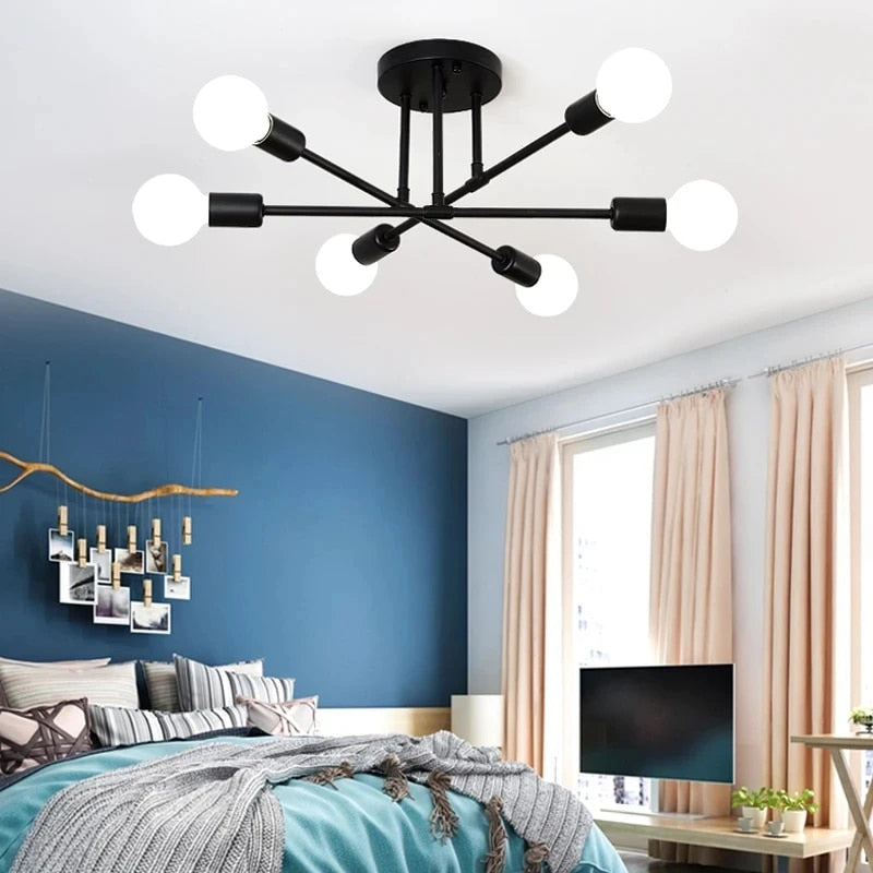 Elara Metal Lamp With E27 Socket Modern Design Elegance