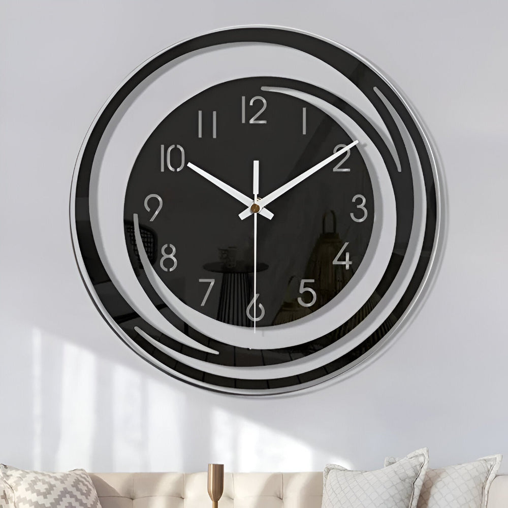 Geometric Layered Orbit Wall Clock | Ventumra
