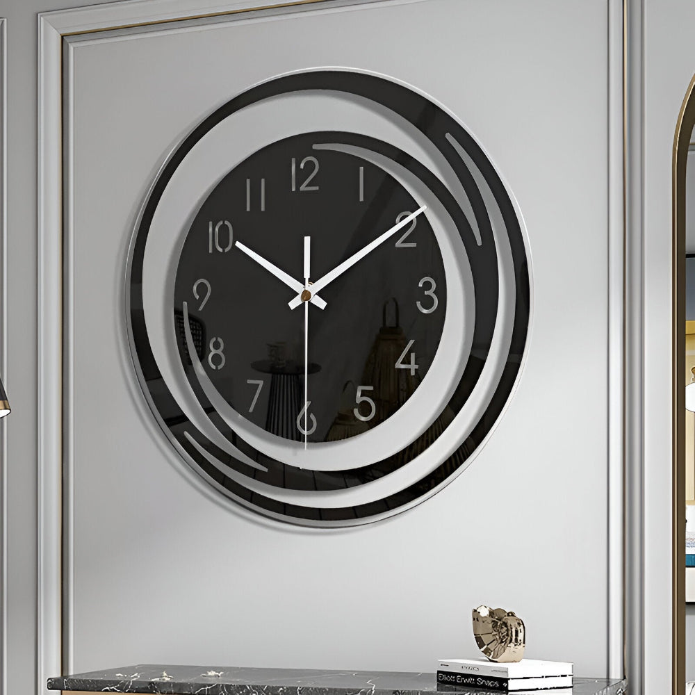 Geometric Layered Orbit Wall Clock | Ventumra