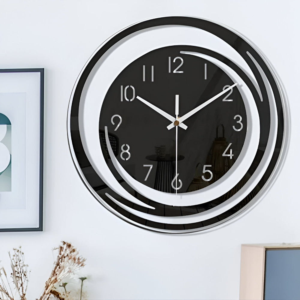 Geometric Layered Orbit Wall Clock | Ventumra