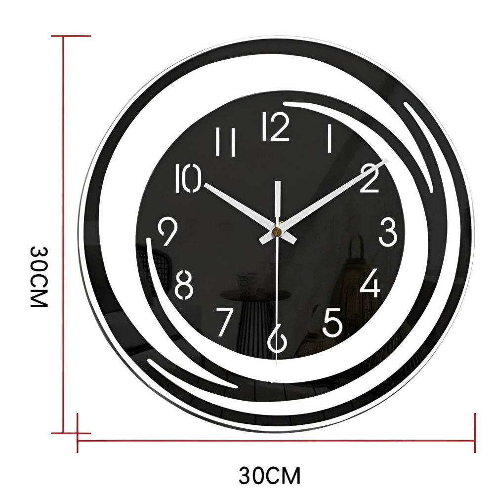 Geometric Layered Orbit Wall Clock | Ventumra