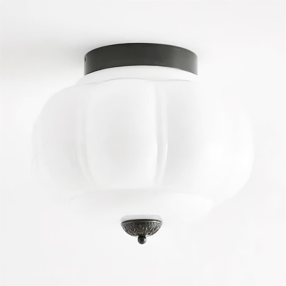 Elyra Green Glass Ceiling Lamp | ventumra