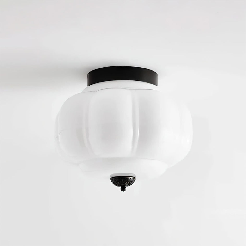 Elyra Green Glass Ceiling Lamp | ventumra