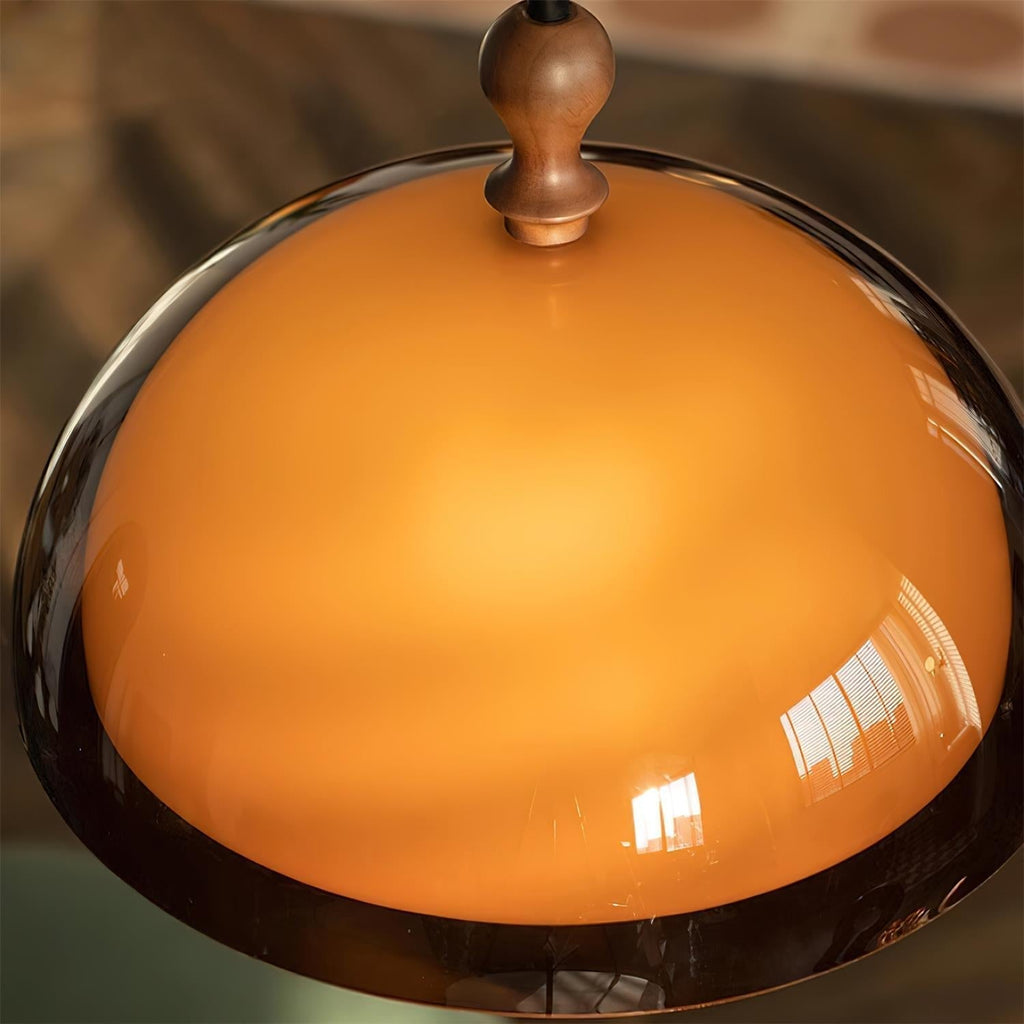 Solven Amber Acrylic Dome Pendant Light | ventumra