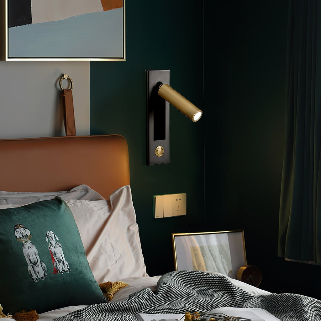 LED-Wandleuchte mit flexiblem Leselicht — Drehbarer Spot