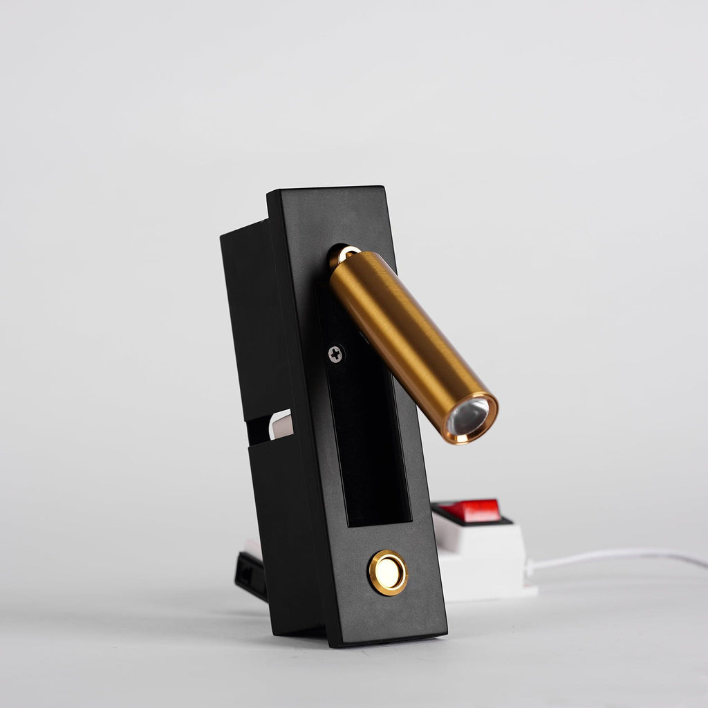 LED-Wandleuchte mit flexiblem Leselicht — Drehbarer Spot
