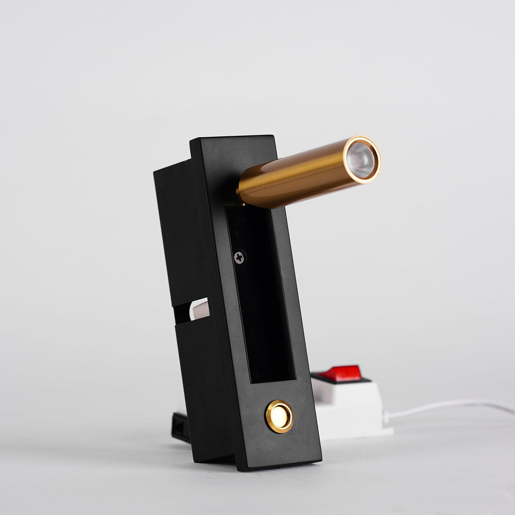 LED-Wandleuchte mit flexiblem Leselicht — Drehbarer Spot