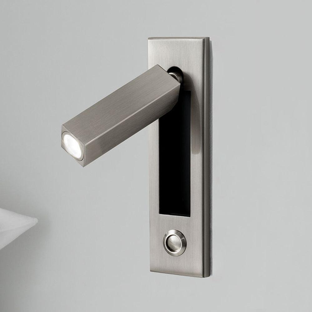 LED Wall Lamp with Flexible Reading Light — Rotatable Spotlight